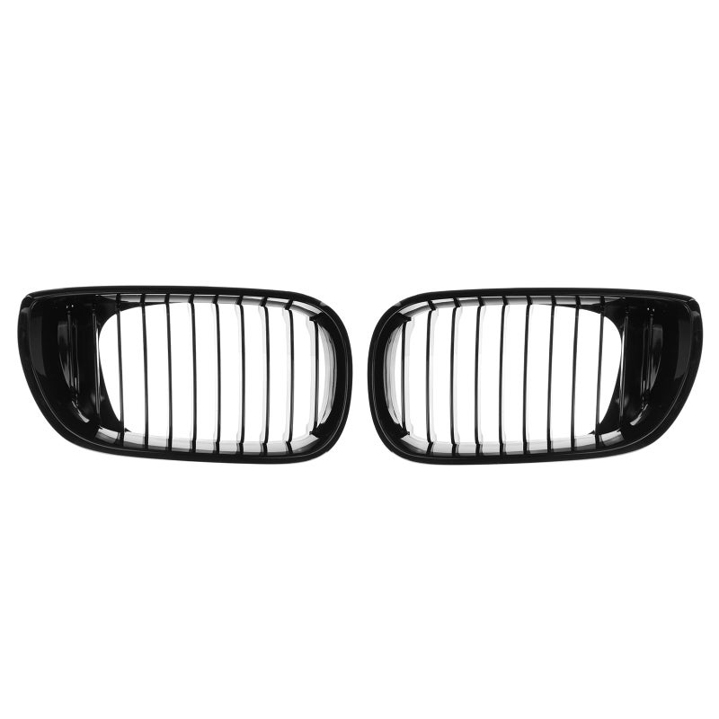 venveal E46 Grille-Front Kidney Grille Compatible with B-M-W 2002-2005 4 door 4D 3 Series 320i 325i 330i 325xi 330xi Car Front Bumper Grille Gloss for 51137042961/51137042962 (Black) - Image 2